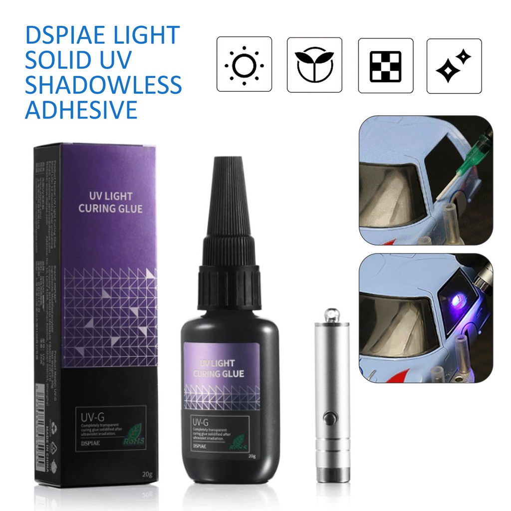 Metallic Spray Paint - DSPIAE UV 광중합 투명 접착제 건담
