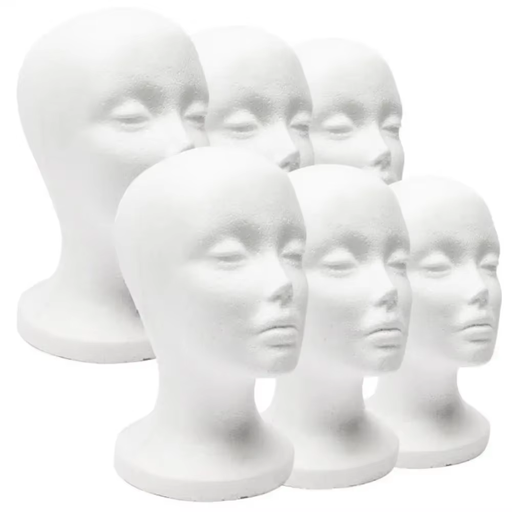 Cosplay Prop Foam - 마네킹 헤드 모델 모자 안경 가발
