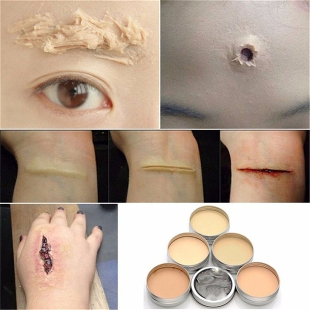 얼굴 몸 가짜 흉터 왁스, 할로윈 코스프레 파티 상처, - Cosplay Prop Paint 리뷰 및 가격