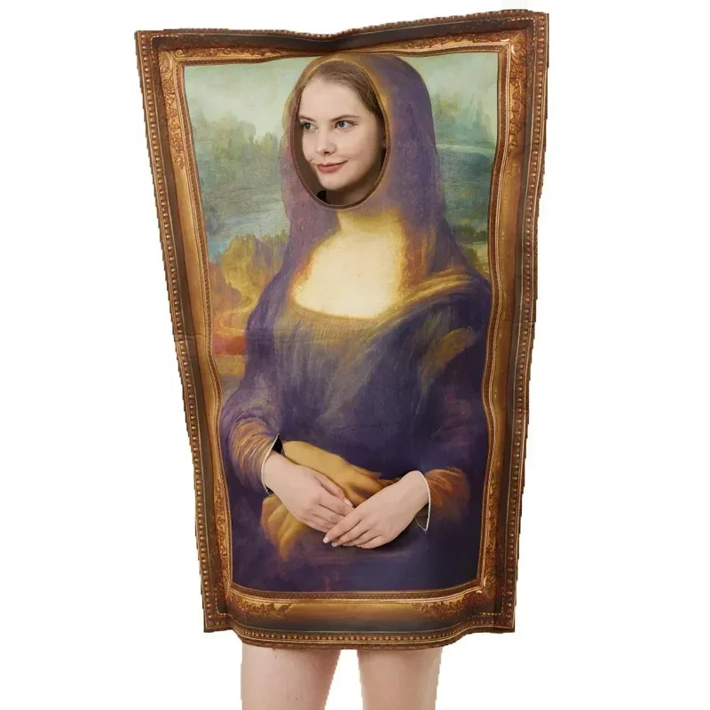 CyFamous 페인팅 코스튬 모나리자 재미있는 음식  - Cosplay Prop Painting 리뷰 및 가격