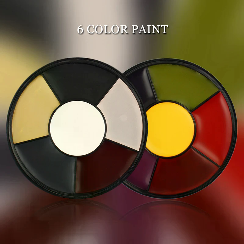 6 색상 수용성 페이스 바디 페인트 팔레트 무독성 안전 - Cosplay Prop Paint 리뷰 및 가격